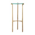 Elk Signature Accent Table, 9.75 in W, 9.75 in L, 22.5 in H, Metal Top H0805-10878